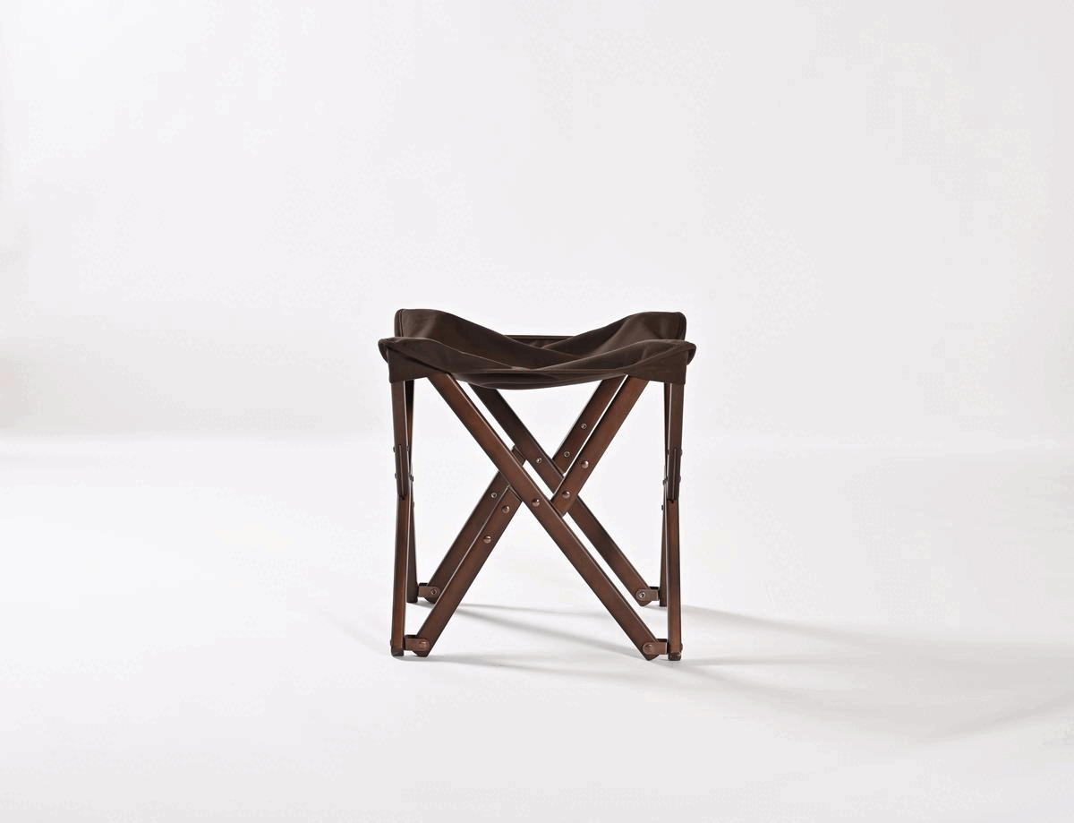Footrest (Brown Oak) by Taro