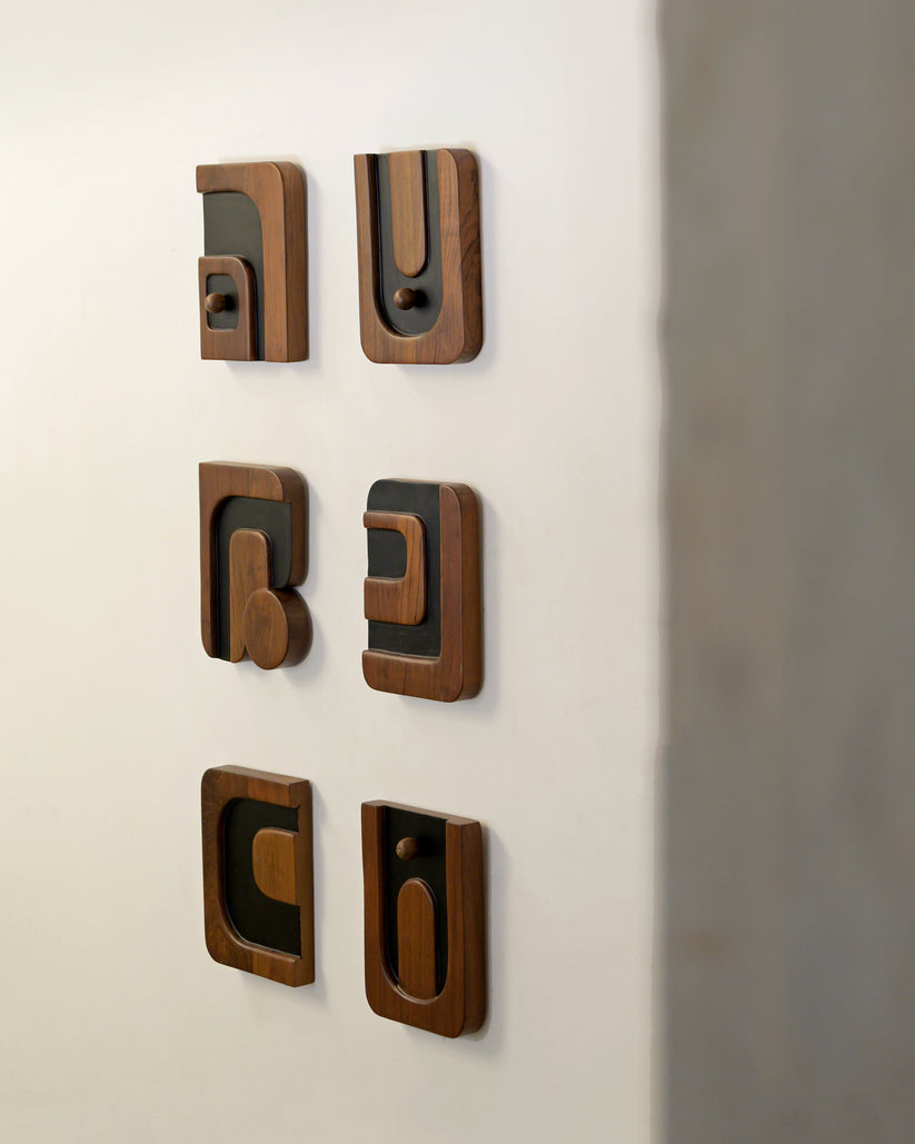 Fillet Wall Mural - Set of 6 by Studio Indigene