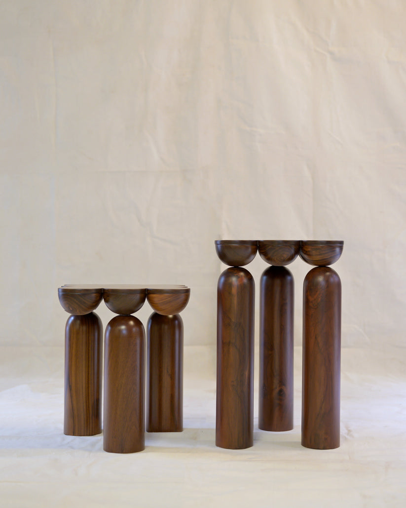 Scallop Side Tables by Studio Indigene
