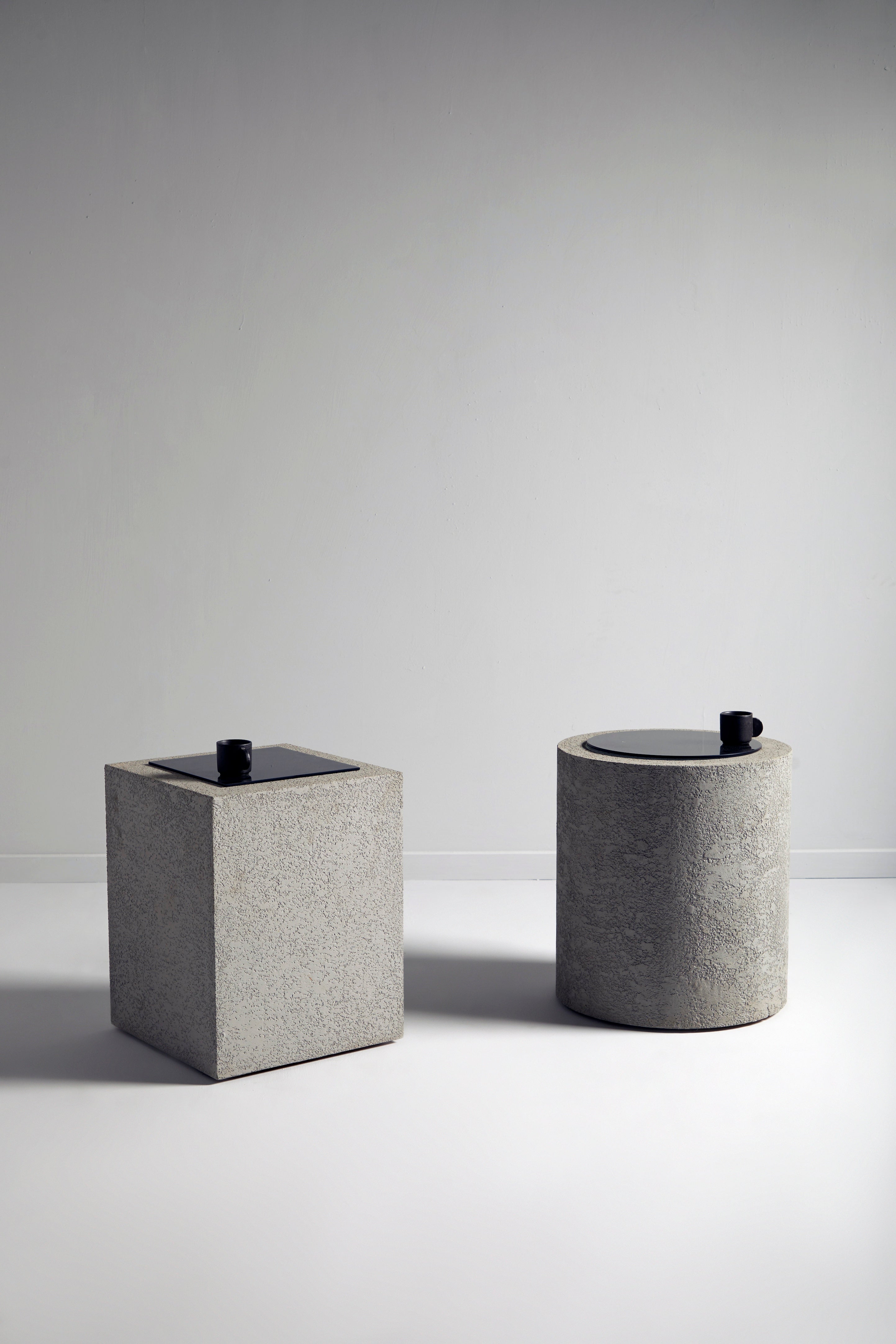 Concrete Tables - Set Of 2 by OBJECTRY