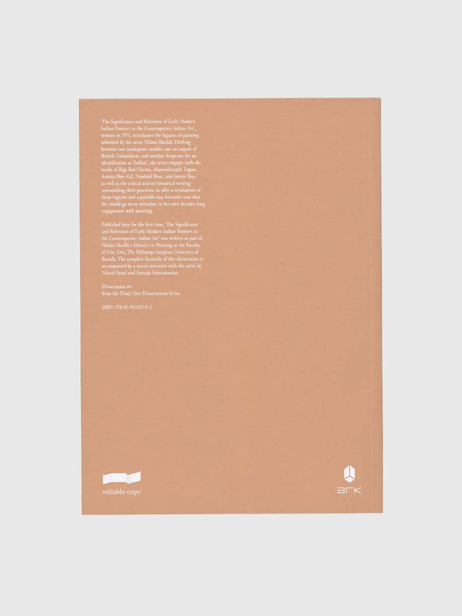 The Significance and Relevance of Early Modern Indian Painters to the Contemporary Indian Art by Reliable Copy